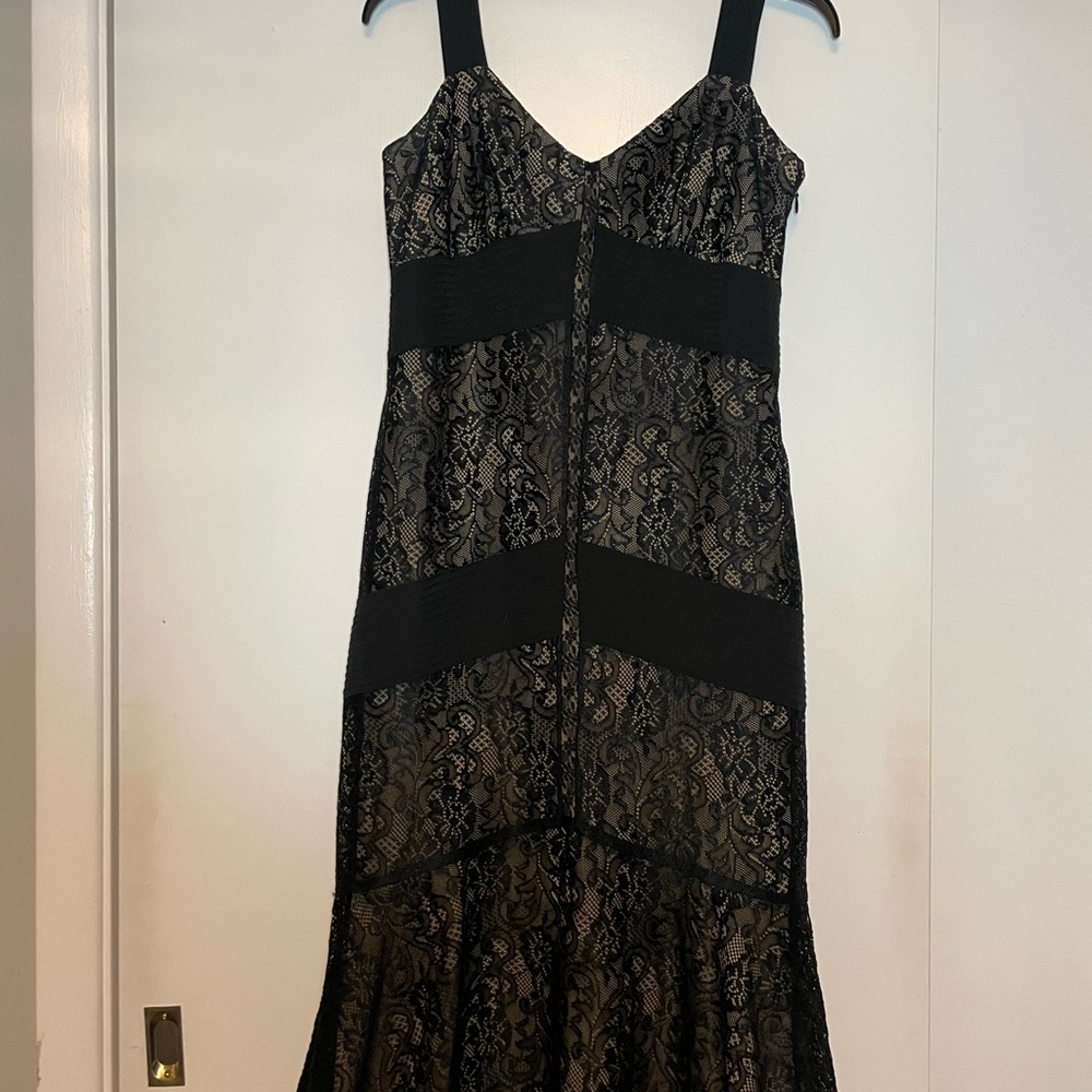 Elegant Black Lace Dress